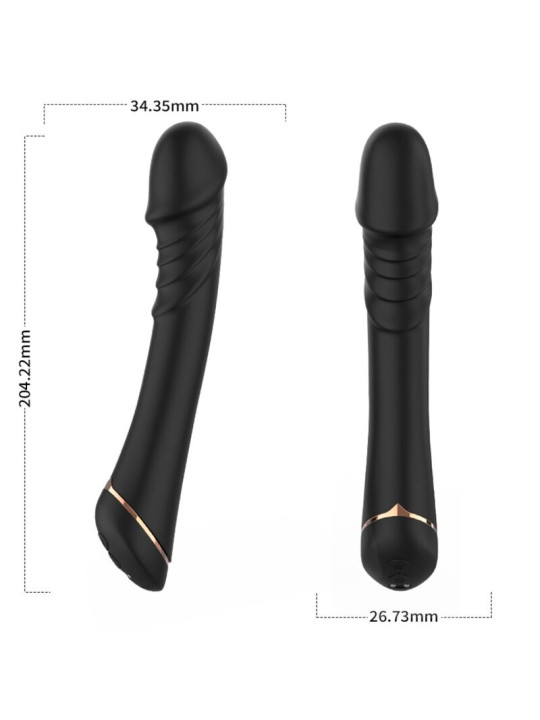 VIBRADOR SILICONA NEGRO 9 MODOS SUMERGIBLE ARMONY DE LA MARCA ARMONY VIBRATORS