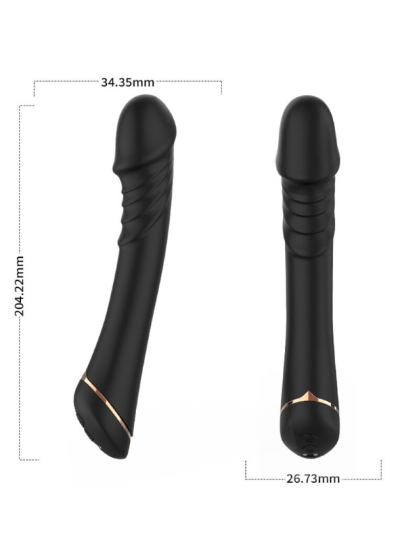 VIBRADOR SILICONA NEGRO 9 MODOS SUMERGIBLE ARMONY DE LA MARCA ARMONY VIBRATORS