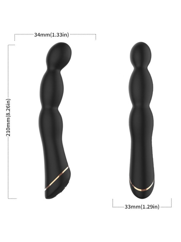 VIBRADOR ARMONY BAMBÚ AJUSTABLE 9 MODOS NEGRO DE LA MARCA ARMONY VIBRATORS