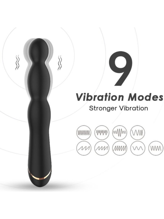 VIBRADOR ARMONY BAMBÚ AJUSTABLE 9 MODOS NEGRO DE LA MARCA ARMONY VIBRATORS
