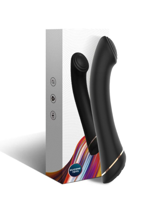 VIBRADOR SILICONA CABEZA PLANA 9 MODOS SUMERGIBLE DE LA MARCA ARMONY VIBRATORS