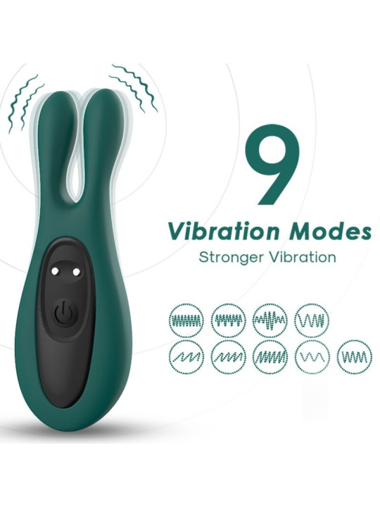 VIBRADOR RABBIT ARMONY 9 MODOS SILICONA PREMIUM DE LA MARCA ARMONY STIMULATORS