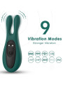 VIBRADOR RABBIT ARMONY 9 MODOS SILICONA PREMIUM DE LA MARCA ARMONY STIMULATORS