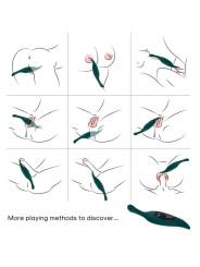 VIBRADOR HOJA VERDE ARMONY 9 MODOS SILICONA MÉDICA DE LA MARCA ARMONY STIMULATORS