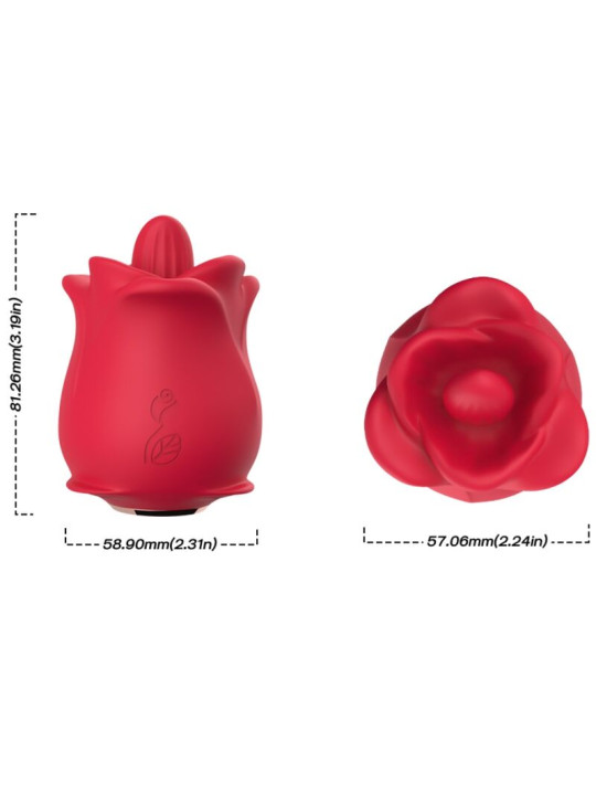 VIBRADOR ROSA ESTIMULADOR CLITORIS 10 MODOS SUCCIÓN USB DE LA MARCA ARMONY STIMULATORS