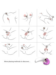SUCCIONADOR CLITORIS Y PUNTO G ARMONY 9 MODOS ROSA DE LA MARCA ARMONY STIMULATORS