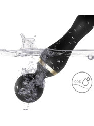 VIBRADOR FREEZA CABEZA FLEXIBLE 9 MODOS SILICONA NEGRO DE LA MARCA ARMONY MASSAGERS