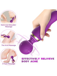 VIBRADOR FREEZA MASAJEADOR 9 MODOS SILICONA IMPERMEABLE DE LA MARCA ARMONY MASSAGERS