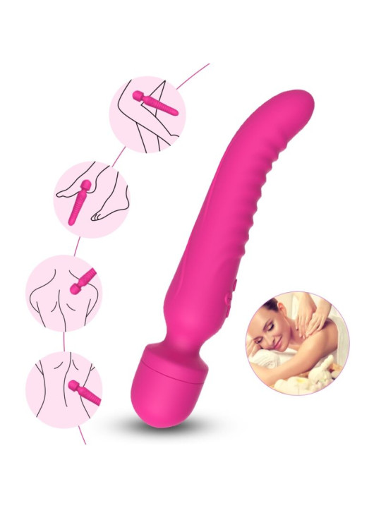 VIBRADOR MASAJEADOR CON EFECTO CALOR ARMONY FUCSIA DE LA MARCA ARMONY MASSAGERS