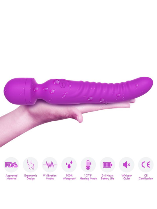 VIBRADOR MASAJEADOR EFECTO CALOR VIOLETA ARMONY DE LA MARCA ARMONY MASSAGERS