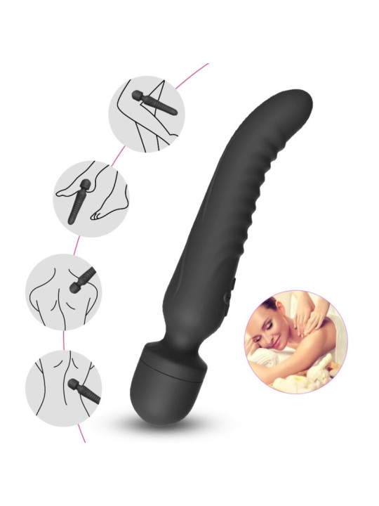 VIBRADOR MASAJEADOR EFECTO CALOR ARMONY NEGRO DE LA MARCA ARMONY MASSAGERS