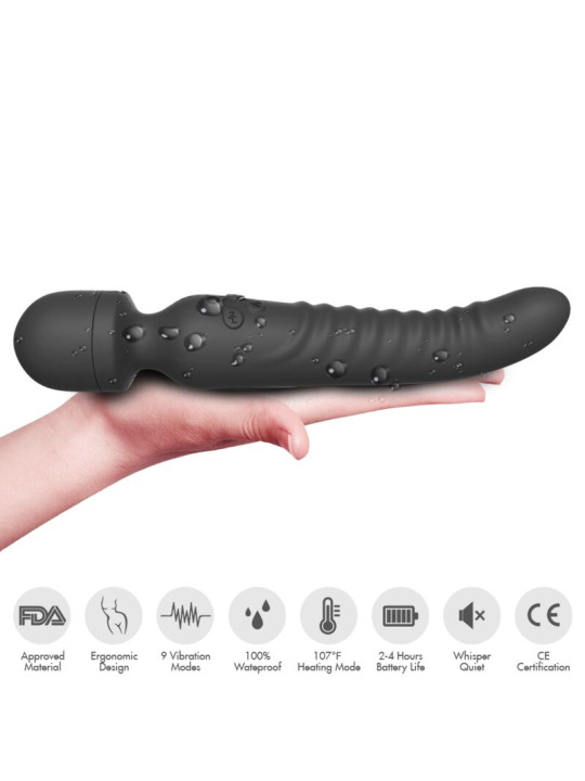 VIBRADOR MASAJEADOR EFECTO CALOR ARMONY NEGRO DE LA MARCA ARMONY MASSAGERS