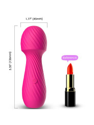 VIBRADOR PEQUEÑO DAZZLE 9 MODOS IMPERMEABLE FUCSIA DE LA MARCA ARMONY MASSAGERS