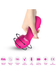 VIBRADOR PEQUEÑO DAZZLE 9 MODOS IMPERMEABLE FUCSIA DE LA MARCA ARMONY MASSAGERS