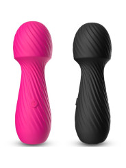VIBRADOR PEQUEÑO DAZZLE 9 MODOS IMPERMEABLE FUCSIA DE LA MARCA ARMONY MASSAGERS