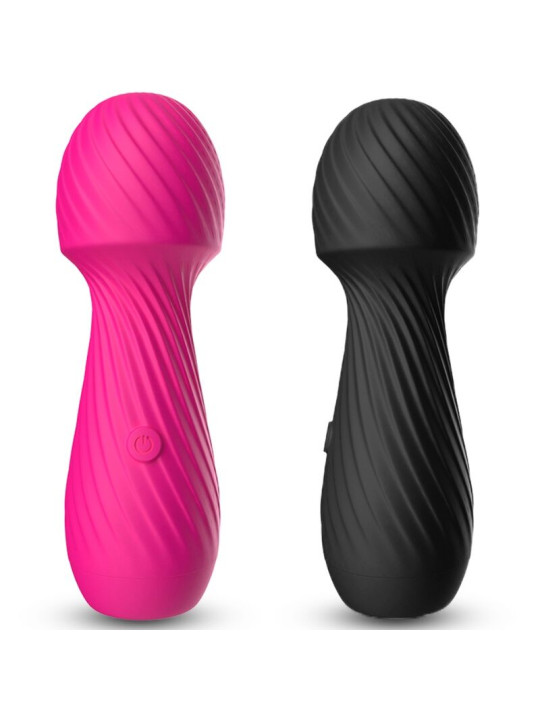 VIBRADOR PEQUEÑO DAZZLE 9 MODOS IMPERMEABLE FUCSIA DE LA MARCA ARMONY MASSAGERS