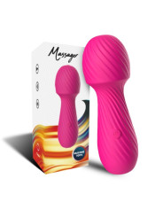 VIBRADOR PEQUEÑO DAZZLE 9 MODOS IMPERMEABLE FUCSIA DE LA MARCA ARMONY MASSAGERS