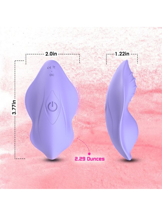 PANTIES VIBRADOR CONTROL REMOTO SILENCIOSO 9 MODOS DE LA MARCA ARMONY WEARABLES