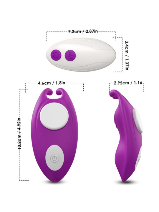 PANTIES VIBRADOR PUNTO G CONTROL REMOTO VIOLETA ARMONY DE LA MARCA ARMONY WEARABLES