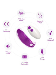 PANTIES VIBRADOR PUNTO G CONTROL REMOTO VIOLETA ARMONY DE LA MARCA ARMONY WEARABLES