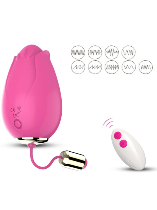 HUEVO VIBRADOR MANDALA PUNTO G REMOTO SILICONA PREMIUM DE LA MARCA ARMONY STIMULATORS
