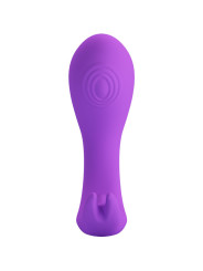 MASAJADOR VIBRADOR CONTROL REMOTO VIOLETA 12 MODOS DE LA MARCA PRETTY LOVE BOTTOM