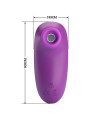 ADORA MINI SUCCIONADOR CLITORIS 7 MODOS VIOLETA DE LA MARCA ROMANCE