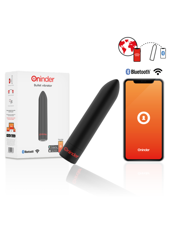 BALA VIBRADORA BERLIN NEGRA - APP CONTROL REMOTO DE LA MARCA ONINDER