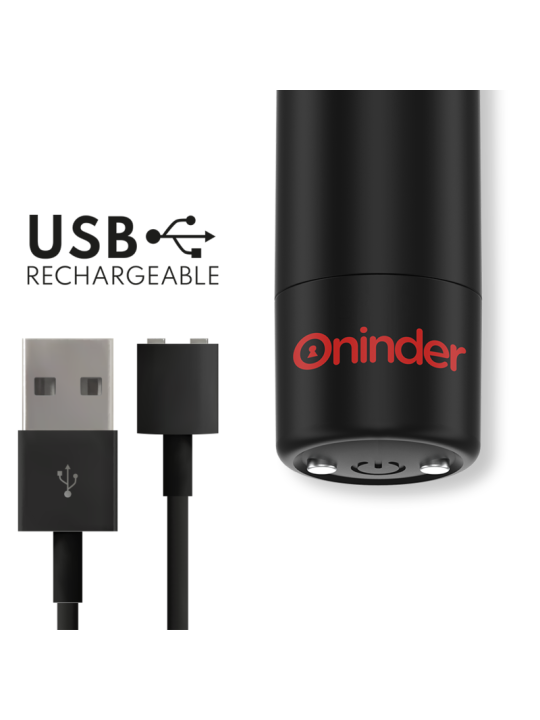 BALA VIBRADORA BERLIN NEGRA - APP CONTROL REMOTO DE LA MARCA ONINDER