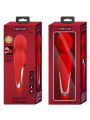VIBRADOR WAND ROJO 7 FUNCIONES 5 INTENSIDADES DE LA MARCA PRETTY LOVE FLIRTATION