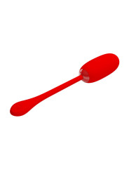 HUEVO VIBRADOR RECARGABLE IMPERMEABLE 12 MODOS ROJO DE LA MARCA PRETTY LOVE SMART