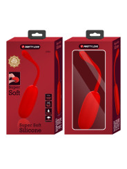 HUEVO VIBRADOR RECARGABLE IMPERMEABLE 12 MODOS ROJO DE LA MARCA PRETTY LOVE SMART
