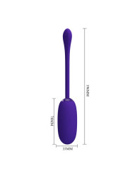 HUEVO VIBRADOR RECARGABLE IMPERMEBLE 12 MODOS LILA DE LA MARCA PRETTY LOVE SMART