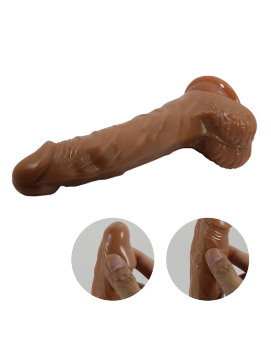 VIBRADOR REALISTA CON VENTOSA 7 MODOS CONTROL REMOTO DE LA MARCA BAILE DILDOS