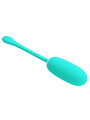HUEVO VIBRADOR RECARGABLE IMPERMEABLE 12 MODOS VERDE AGUA DE LA MARCA PRETTY LOVE SMART