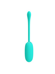 HUEVO VIBRADOR RECARGABLE IMPERMEABLE 12 MODOS VERDE AGUA DE LA MARCA PRETTY LOVE SMART