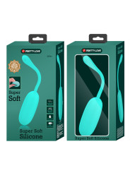 HUEVO VIBRADOR RECARGABLE IMPERMEABLE 12 MODOS VERDE AGUA DE LA MARCA PRETTY LOVE SMART
