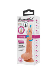 VIBRADOR REALISTA CON VENTOSA 7 MODOS CONTROL REMOTO DE LA MARCA BAILE DILDOS
