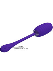 HUEVO VIBRADOR RECARGABLE DISCRETO 12 MODOS LILA DE LA MARCA PRETTY LOVE SMART
