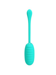 HUEVO VIBRADOR RECARGABLE SILICONA 12 MODOS VERDE AGUA DE LA MARCA PRETTY LOVE SMART