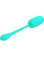 HUEVO VIBRADOR RECARGABLE SILICONA 12 MODOS VERDE AGUA DE LA MARCA PRETTY LOVE SMART