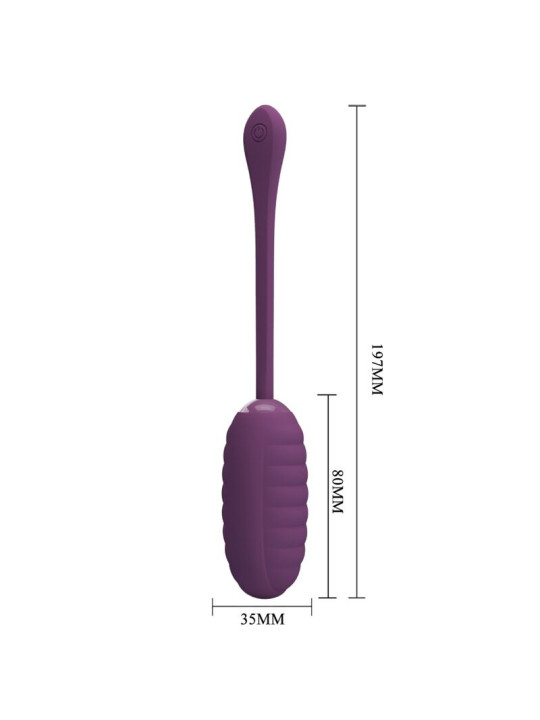HUEVO VIBRADOR RECARGABLE CASPER MORADO PRETTY LOVE DE LA MARCA PRETTY LOVE SMART
