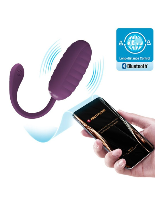 HUEVO VIBRADOR RECARGABLE CASPER MORADO PRETTY LOVE DE LA MARCA PRETTY LOVE SMART