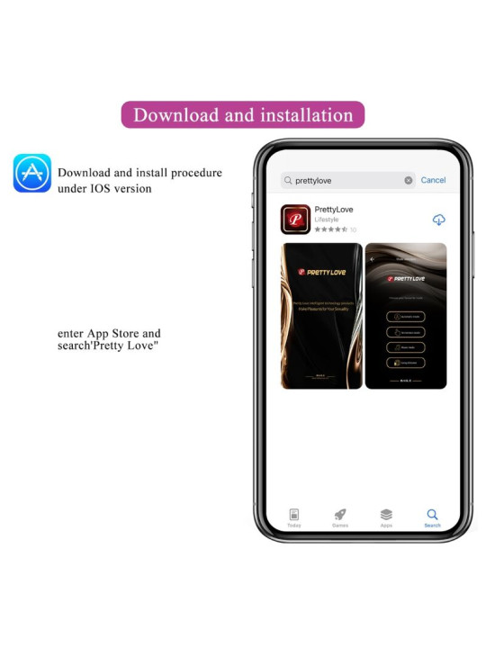 HUEVO VIBRADOR RECARGABLE CASPER MORADO PRETTY LOVE DE LA MARCA PRETTY LOVE SMART