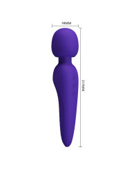 MASAJEADOR VIBRADOR 12 MODOS IMPERMEABLE LILA DE LA MARCA PRETTY LOVE SMART