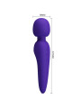 MASAJEADOR VIBRADOR 12 MODOS IMPERMEABLE LILA DE LA MARCA PRETTY LOVE SMART