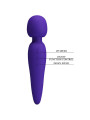 MASAJEADOR VIBRADOR 12 MODOS IMPERMEABLE LILA DE LA MARCA PRETTY LOVE SMART