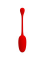 HUEVO VIBRADOR RECARGABLE 12 MODOS SILICONA ROJO DE LA MARCA PRETTY LOVE FLIRTATION