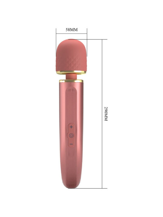 MASAJEADOR VIBRADOR 7 MODOS ROSA USB RECARGABLE DE LA MARCA PRETTY LOVE SMART