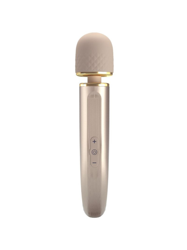 MASAJEADOR VIBRADOR 7 MODOS CHAMPAGNE USB RECARGABLE DE LA MARCA PRETTY LOVE SMART